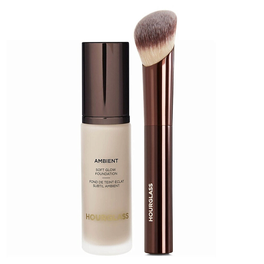 Изображение товара HOURGLASS Набор для лица Тональная основа Soft Glow + Кисть, 1.0