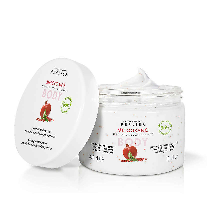 Изображение товара PERLIER Крем для тела тающий с гранатом Pomegranate Pearls Nourishing Body Melting Cream, 300 мл
