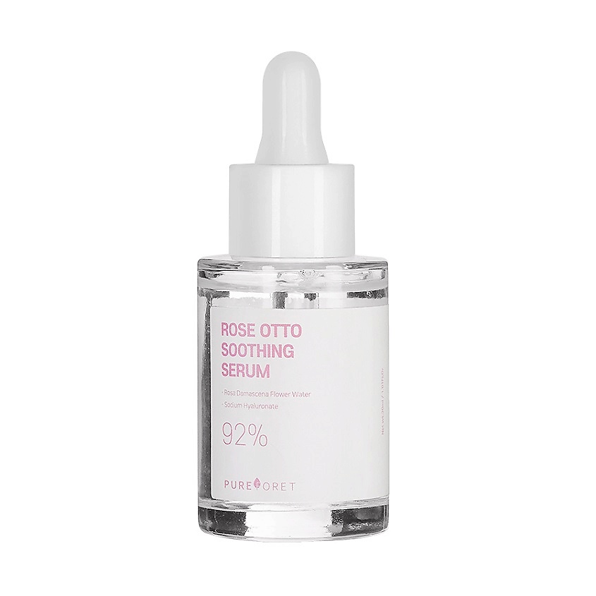 Изображение товара PUREFORET Сыворотка для лица успокаивающая с экстрактом розы дамасской Rose Otto Soothing Serum, 30 мл