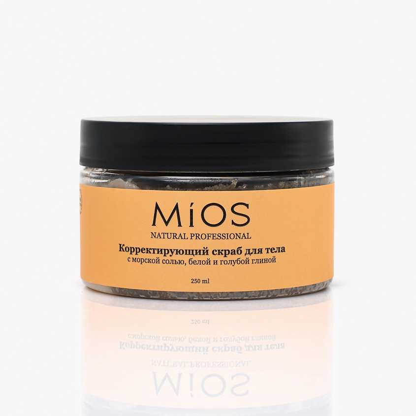Изображение товара MIOS Скраб корректирующий с белой и голубой глиной для тела, 1 шт.