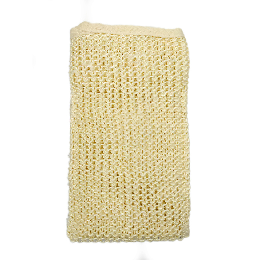 Изображение товара Мочалка-рукавица массажная из сизаля средняя жесткость натуральная RIFFI