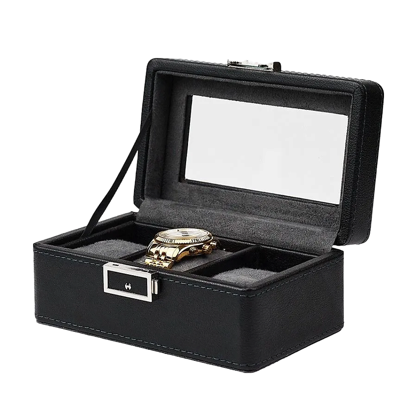 Изображение товара CLOX Шкатулка для хранения часов и украшений, W150BG, Черный