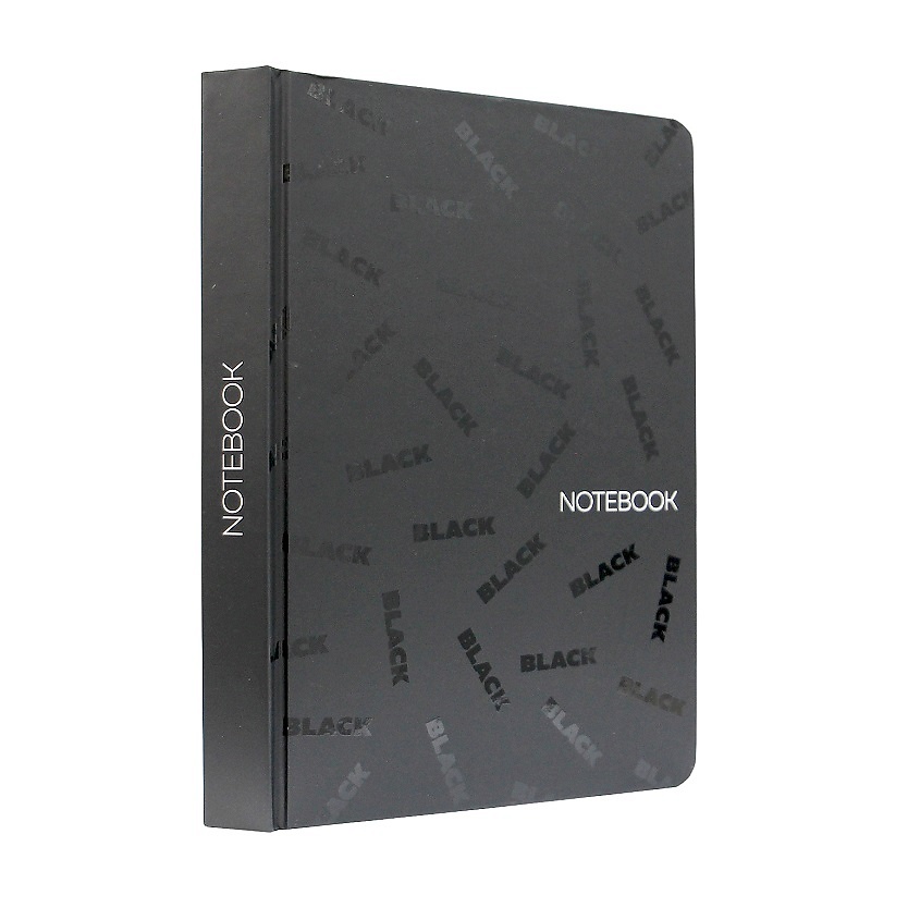 Изображение товара MYART Ежедневник недатированный Total Black 4, в линию, твердая обложка, Black 4