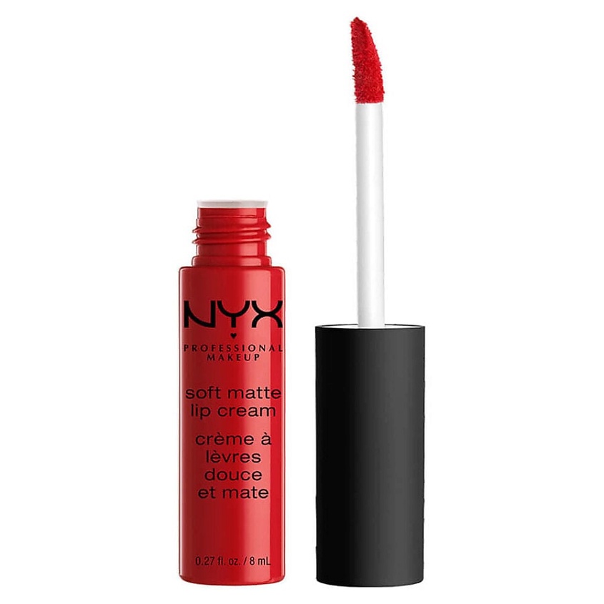 Изображение товара NYX PROFESSIONAL MAKEUP Матовая жидкая помада для губ Soft Matte Lip Cream, 01 - Amsterdam