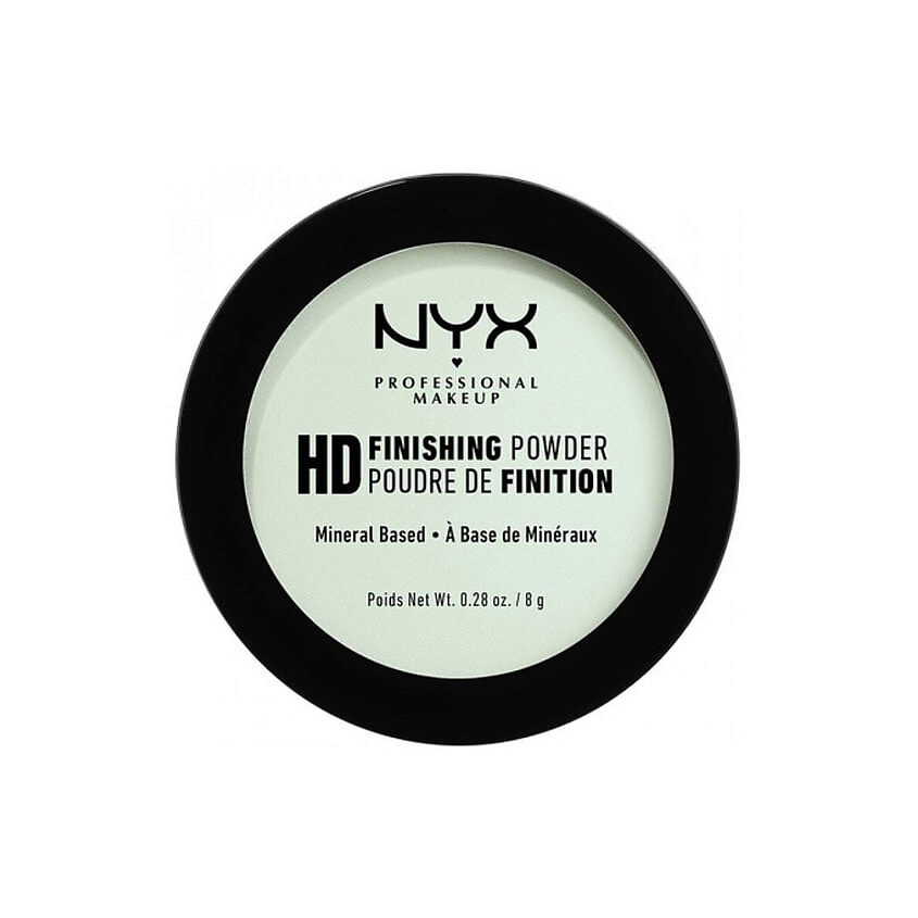 Изображение товара Фиксирующая минеральная пудра NYX HD Finishing Powder Mint Green для идеальной кожи