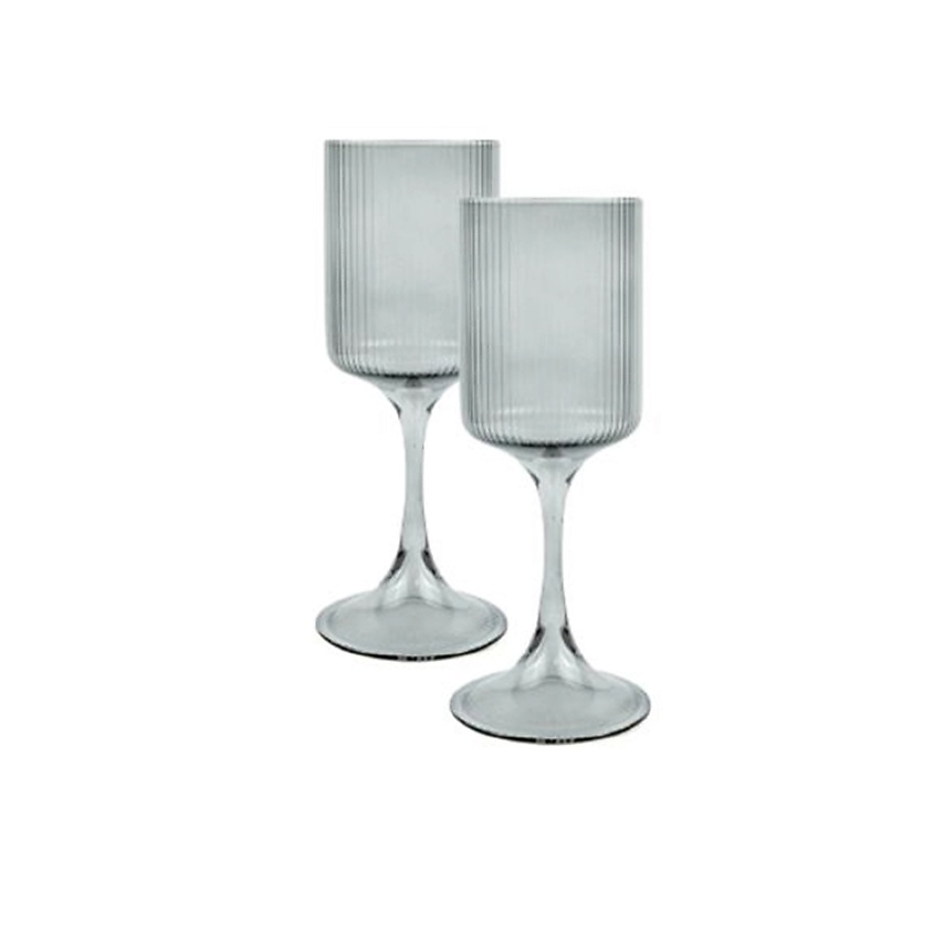 Изображение товара MANDARIN DECOR Набор бокалов для вина, цвет: серый; 370 мл