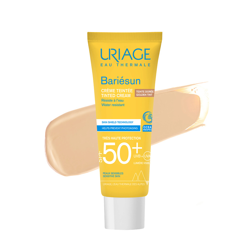 Изображение товара URIAGE Барьесан SPF 50+ тональный крем золотистый, 50 мл