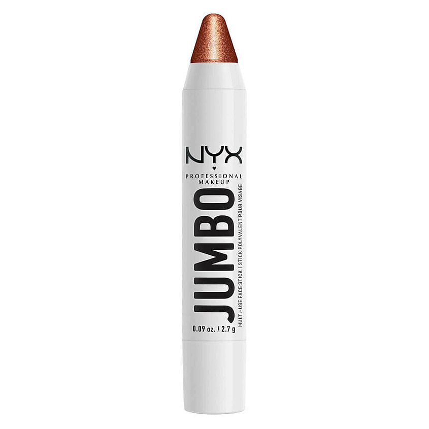 Изображение товара NYX PROFESSIONAL MAKEUP Хайлайтер в стике Jumbo Highlighter Stick 06 Flan для естественного сияния 