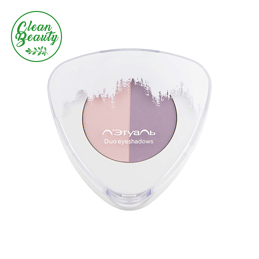 Изображение товара ЛЭТУАЛЬ Тени для век двухцветные Duo Eyeshadows, № 616, 3,2 г