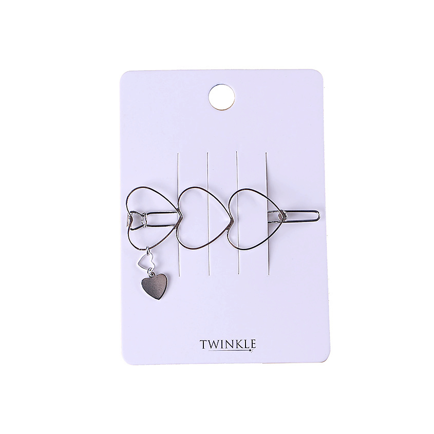 Изображение товара Заколка для волос TWINKLE Silver Heart женственный аксессуар для волос