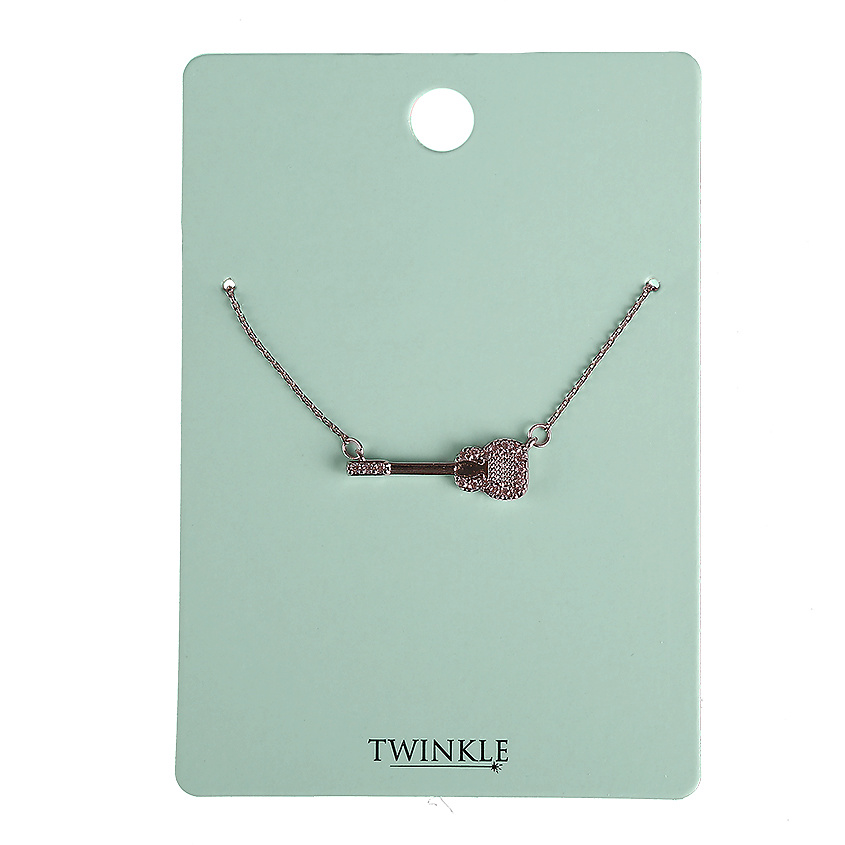 Изображение товара Женский браслет TWINKLE с подвеской Guitar из латуни и фианитов