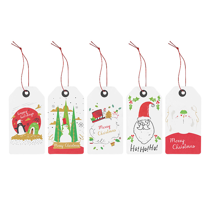 Изображение товара Набор ярлыков для упаковки Ho Ho Ho 10 шт декоративные от TWINKLE