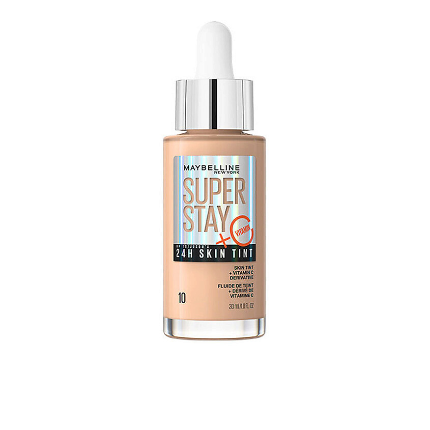 Изображение товара MAYBELLINE Тональный тинт-сыворотка Super Stay Skin Tint + Vitamin C, № 10