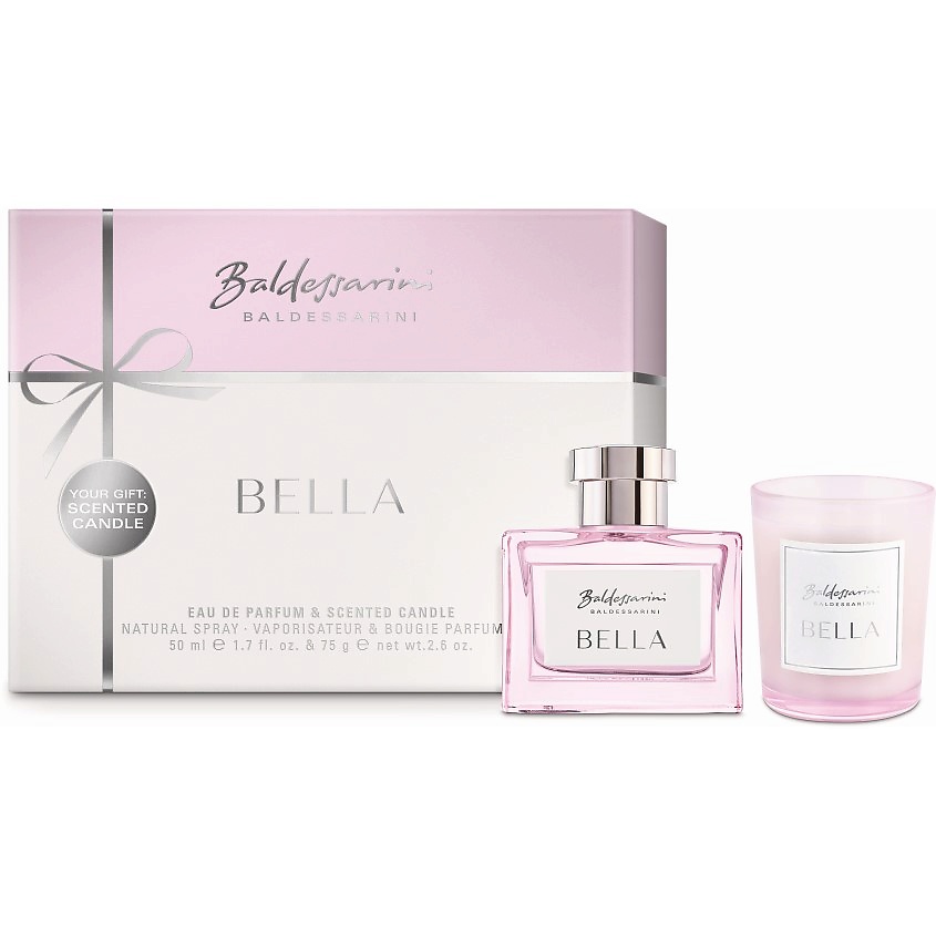 Изображение товара BALDESSARINI Набор Bella, Парфюмерная вода, спрей 50 мл + Свеча ароматическая 75г