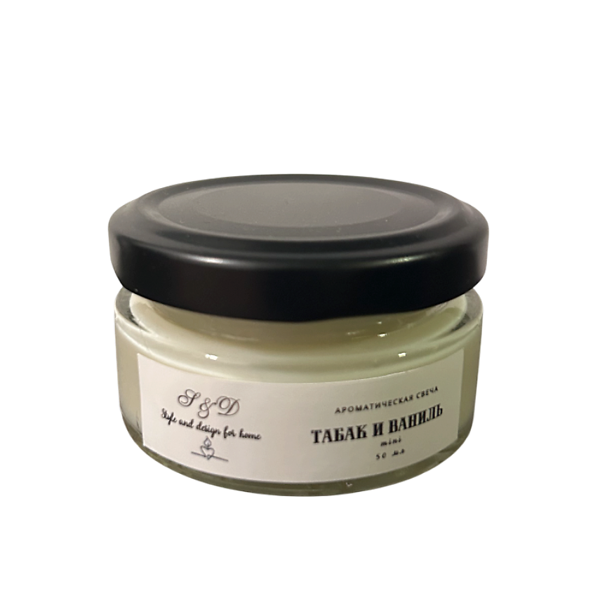 Изображение товара S&D STYLE AND DESIGN FOR HOME Свечи ароматические в банке с крышкой, 1 шт.