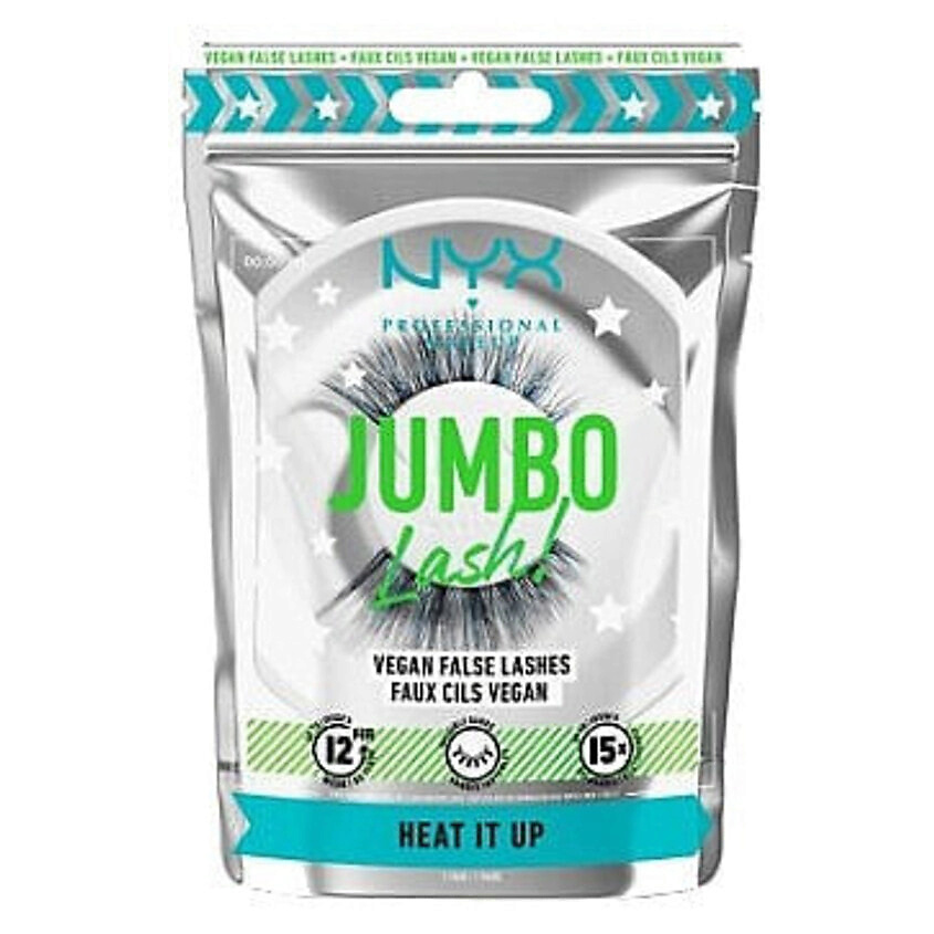Изображение товара NYX PROFESSIONAL MAKEUP Накладные ресницы Jumbo Lash Heat It Up Черный