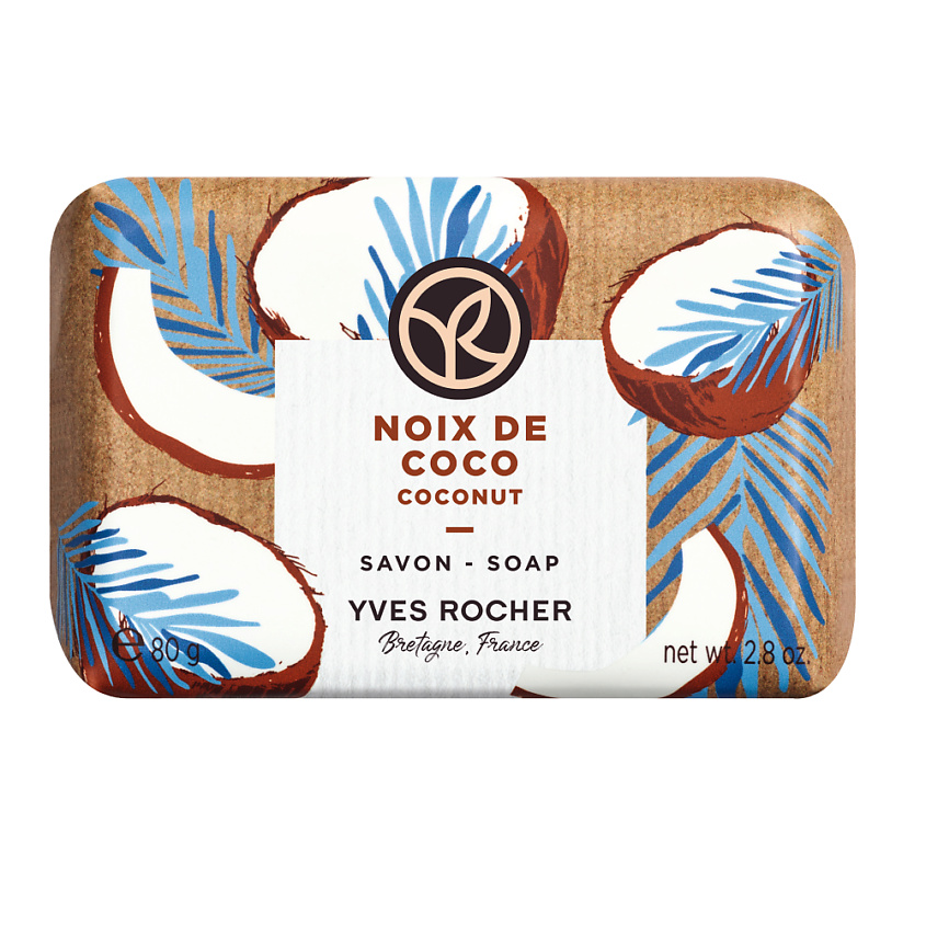 Изображение товара YVES ROCHER Мыло «КОКОСОВЫЙ ОРЕХ», 1 шт.