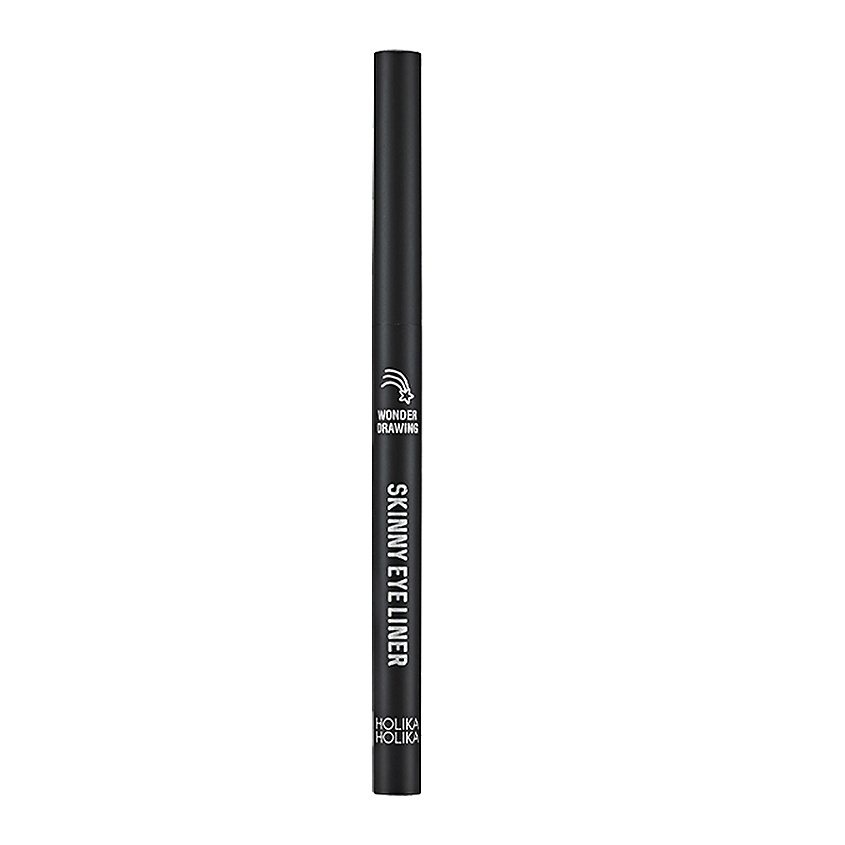 Изображение товара HOLIKA HOLIKA Подводка-карандаш для глаз Wonder Drawing Skinny Eyeliner, № 01 Real Black, 0,14 г
