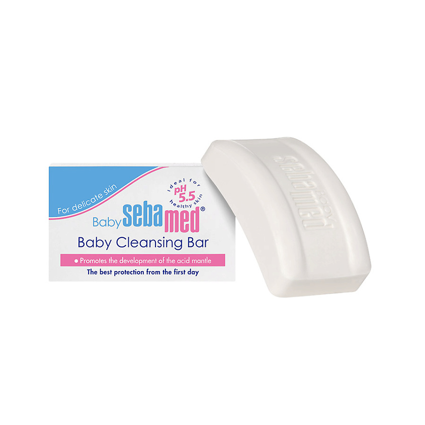 Изображение товара SEBAMED Детское кусковое мыло Baby Cleansing Bar для чувствительной кожи, 100 г