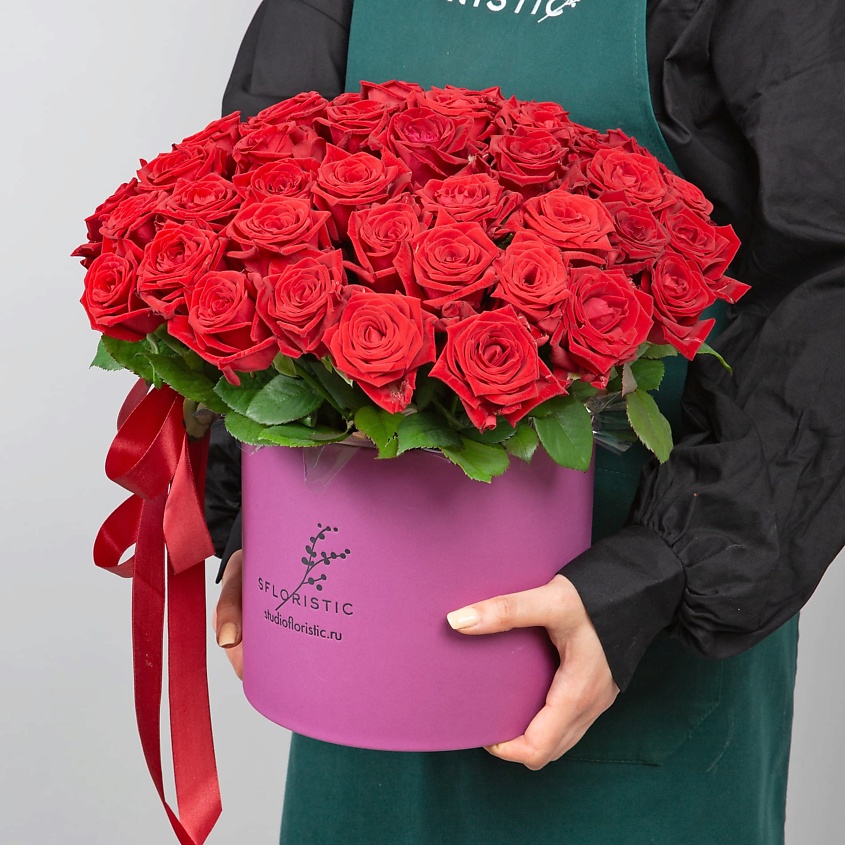Изображение товара STUDIO FLORISTIC Композиция из Роз «Страсть в каждом лепестке», 1 шт.