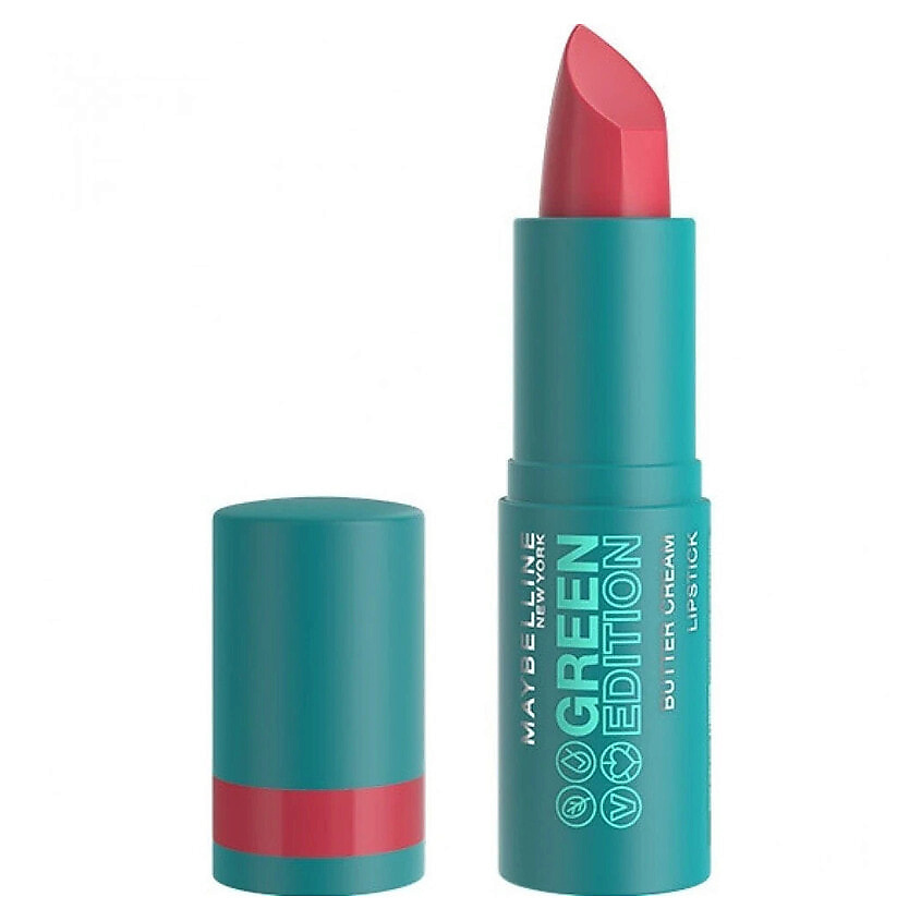 Изображение товара MAYBELLINE Губная помада Green Edition Butter Cream Lipstick, 008 Floral