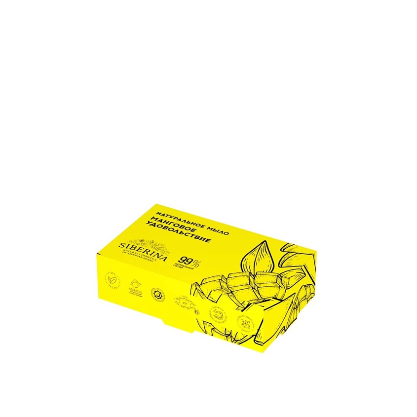 Изображение товара SIBERINA Натуральное мыло "Манговое удовольствие", 1 шт.