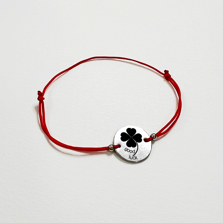 Изображение товара Браслет желаний Сочиняй мечты с символом на красной нити регул