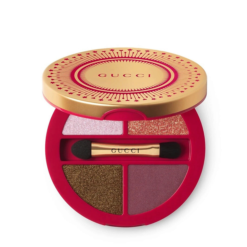 Изображение товара GUCCI Палетка для макияжа глаз Palette de Beauté Quatour, 4 - FESTIVE GLOW