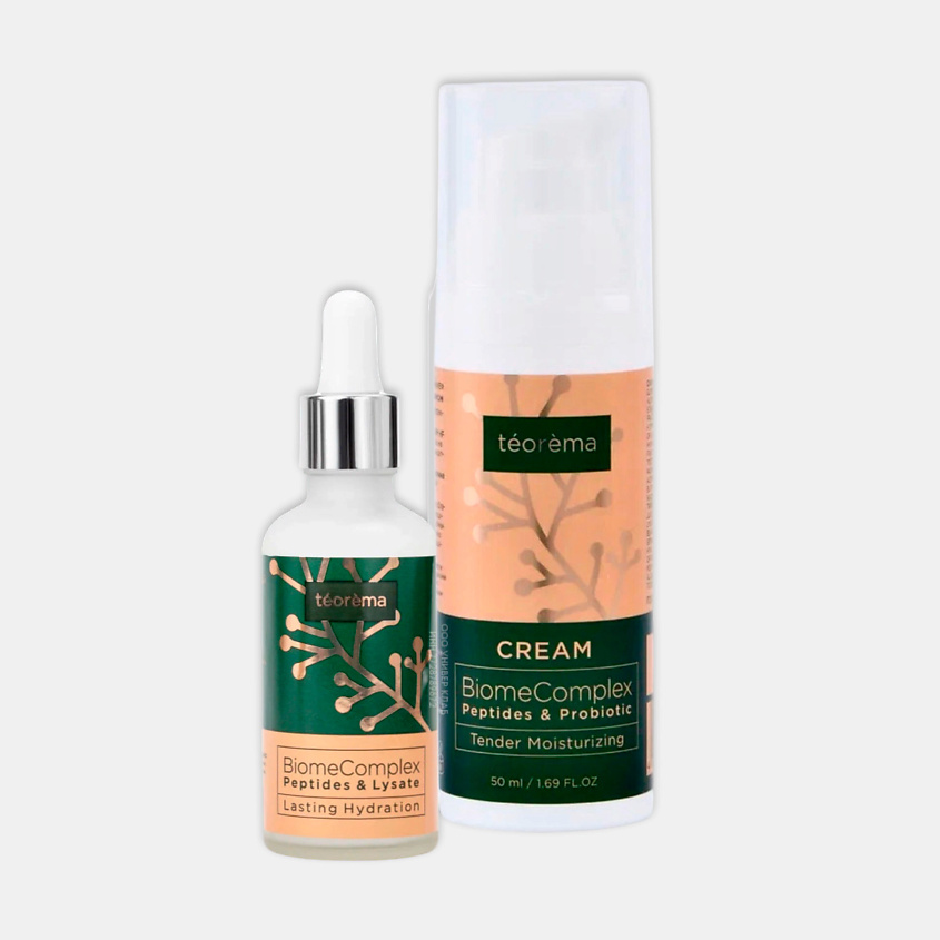 Изображение товара TEOREMA Набор косметики для всех типов кожи "Увлажнение" сыворотка с пептидами + пенка, 1 шт.