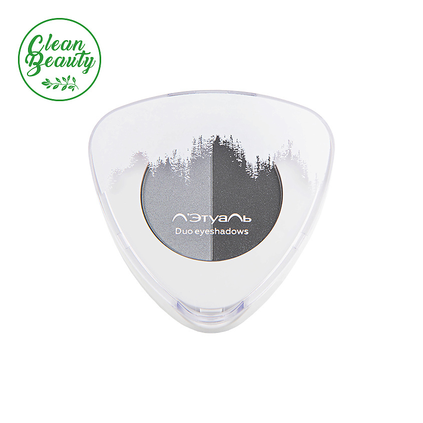 Изображение товара ЛЭТУАЛЬ Тени для век двухцветные Duo Eyeshadows, № 618, 3,2 г
