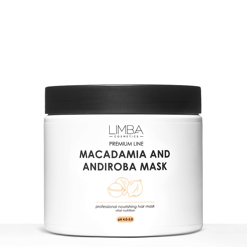 Изображение товара LIMBA COSMETICS Питательная маска для волос Macadamia and Andiroba 490 мл