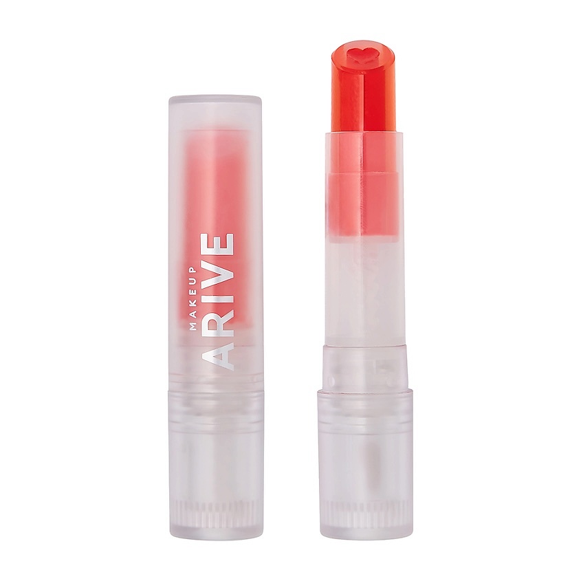 Изображение товара ARIVE MAKEUP Оттеночный солнцезащитный бальзам для губ Pretty Protective Tinted Lip Balm SPF 30 PA++, 04 Cheerful - коралловый, 3,2 г