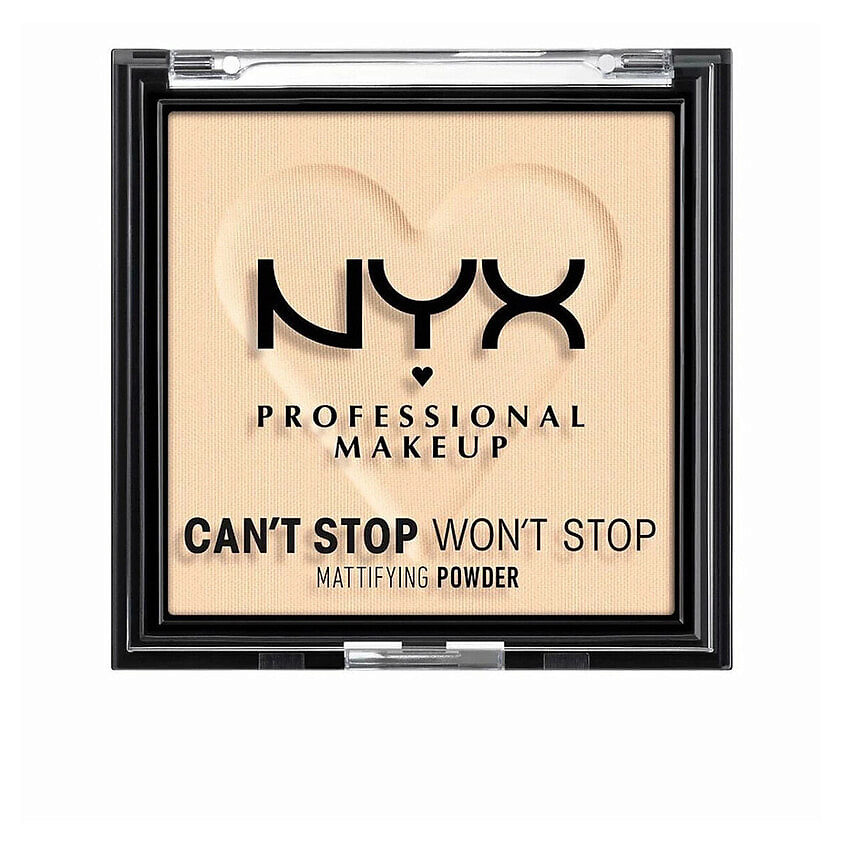 Изображение товара NYX PROFESSIONAL MAKEUP Компактная матирующая пудра Can't Stop Won't Stop, 01 fair
