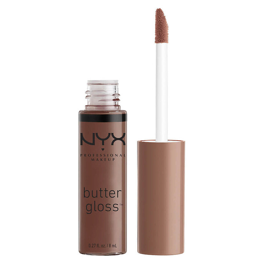 Изображение товара Блеск для губ NYX PROFESSIONAL MAKEUP Butter Gloss Ginger Snap 17 яркий глянец уход