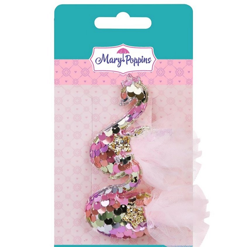 Изображение товара MARY POPPINS Набор зажимов "Лебеди", Бежевый