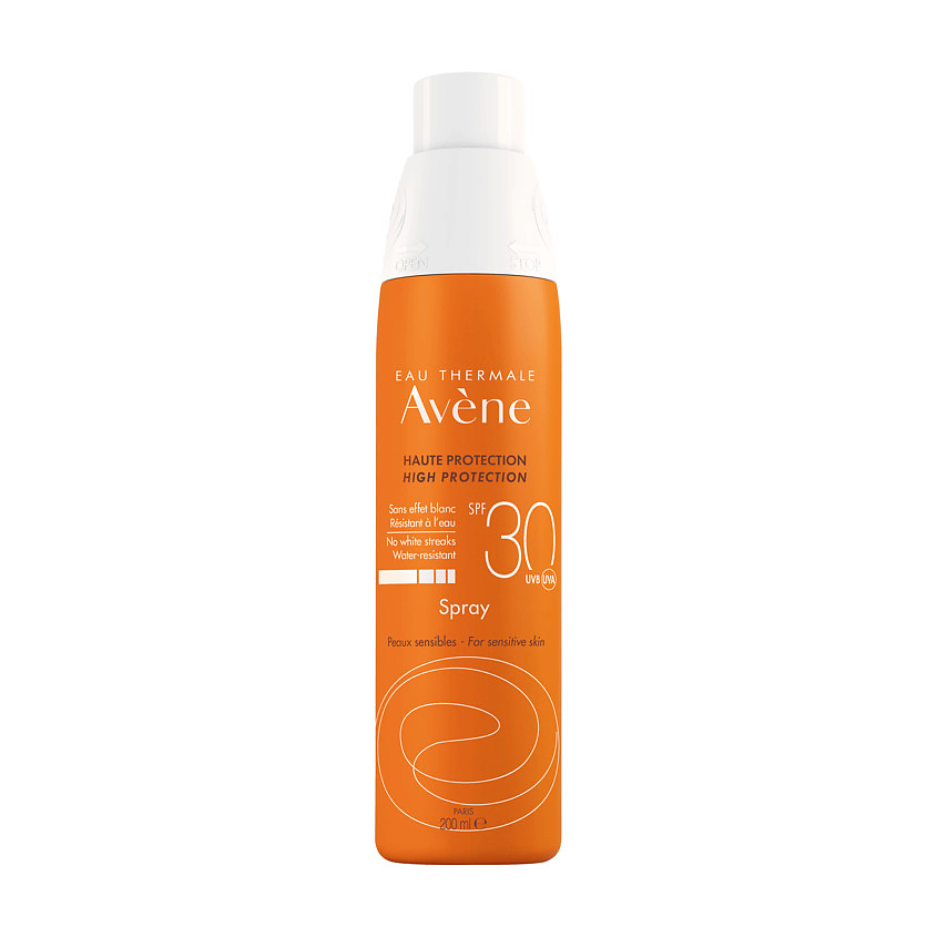 Изображение товара AVENE Солнцезащитный спрей для лица и тела SPF 30 High Protection Spray, 200 мл