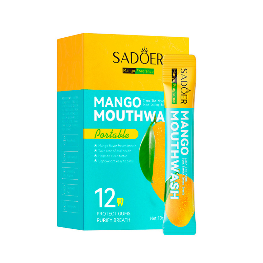 Изображение товара SADOER Освежающий ополаскиватель для полости рта со вкусом манго 100 мл