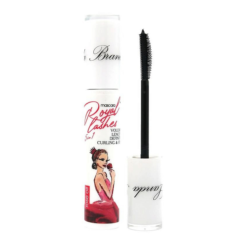 Изображение товара Тушь для ресниц LANDA BRANDA Королевские ресницы 5 в 1 13 мл натуральная гипоаллергенная