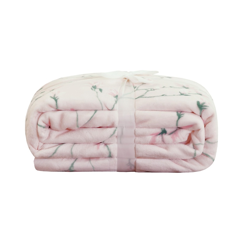 Изображение товара ARYA HOME COLLECTION Плед Astilbe, Плед Arya 150x200 Astilbe Розовый, Зёленый