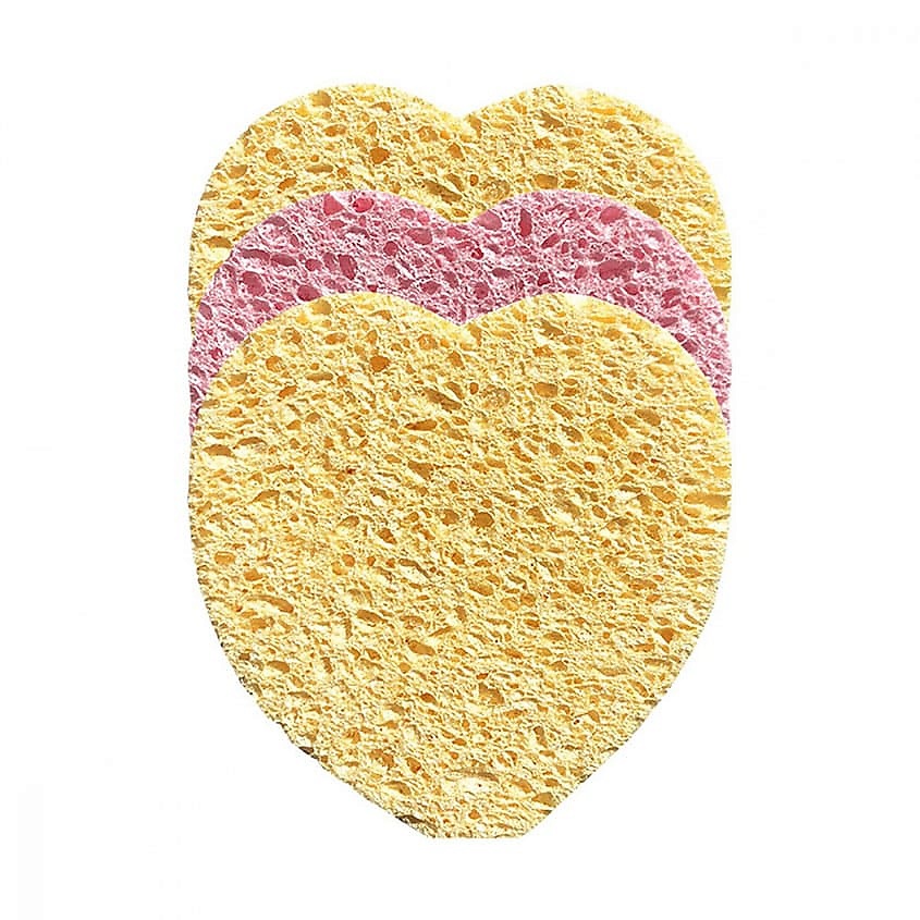 Изображение товара Lei Спонж натуральный, сердце, 3 шт