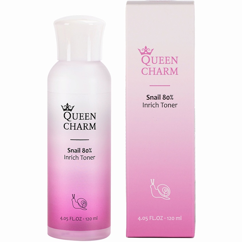 Изображение товара QUEEN CHARM Тонер для лица с муцином улитки, 120