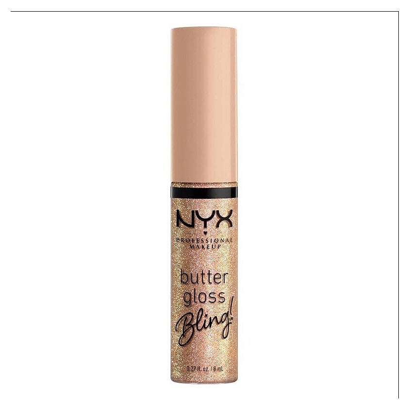 Изображение товара Блеск для губ NYX PROFESSIONAL MAKEUP Butter Gloss Bling 01 Bring The Bling сияющий и увлажняющий