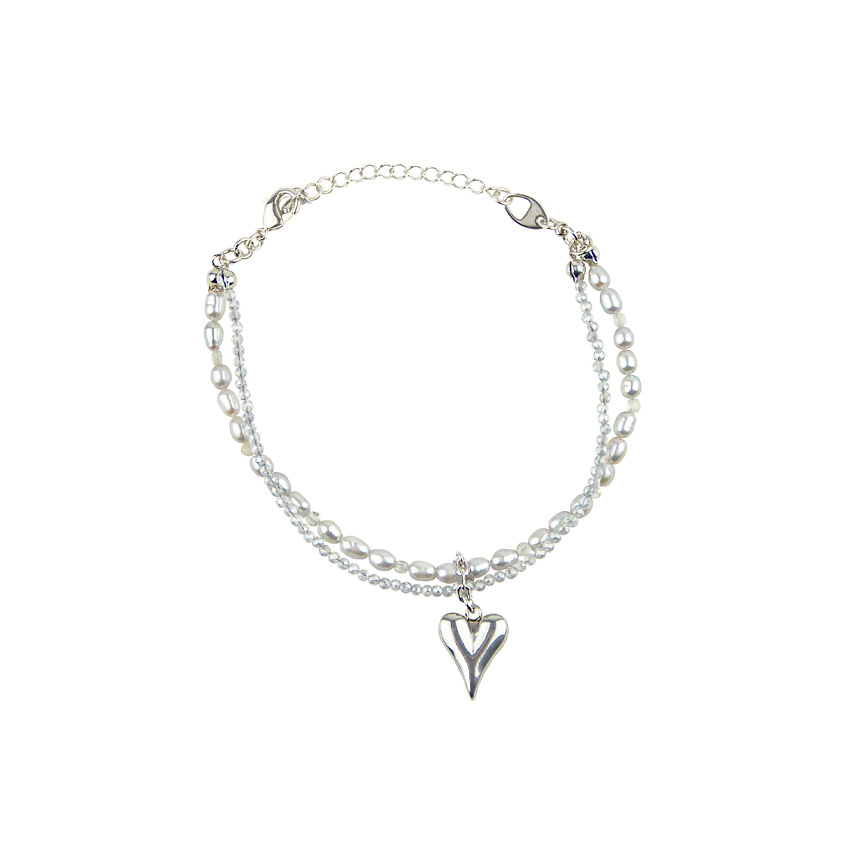 Изображение товара Женский браслет Lanzerotti Gelido с натуральными камнями и жемчугом