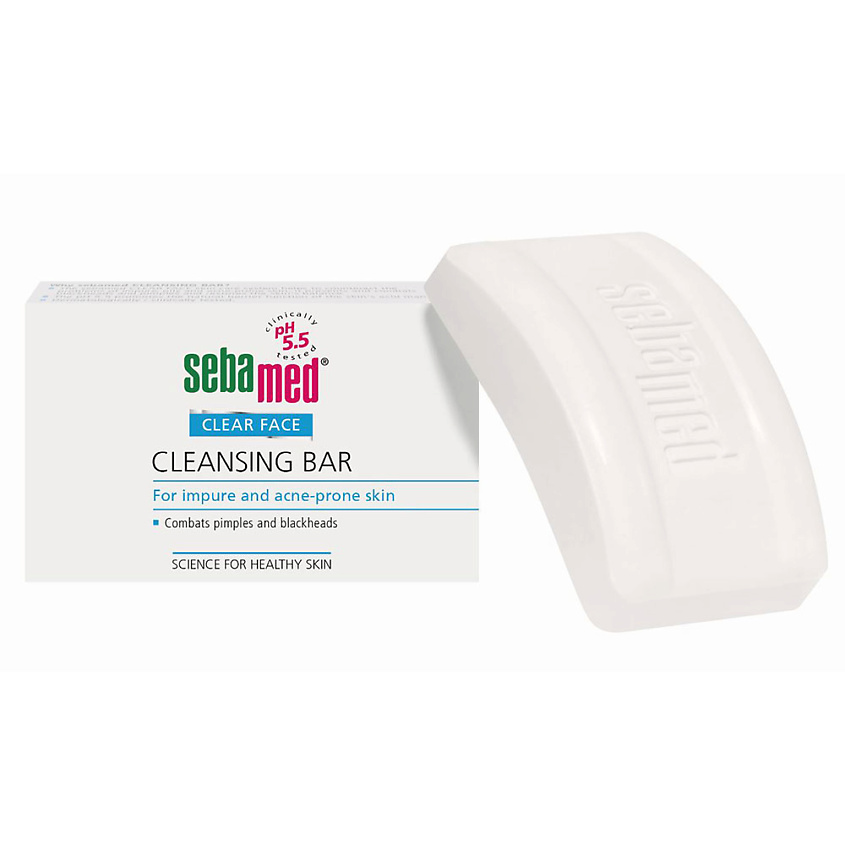 Изображение товара SEBAMED Кусковое мыло для лица против акне Clear Face, 100 г