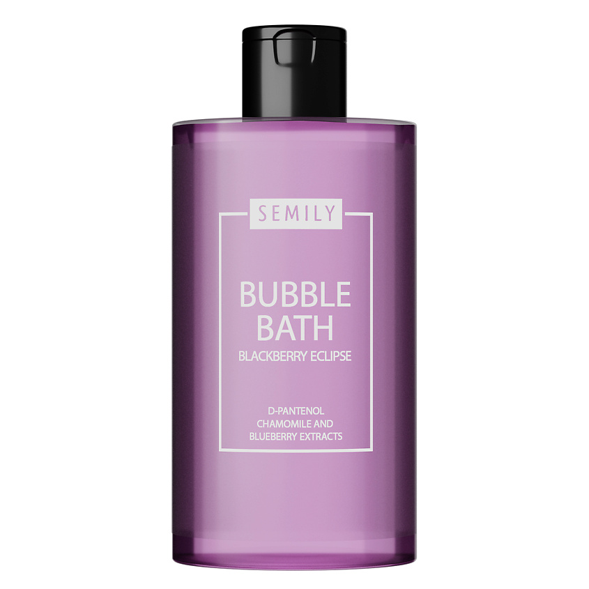 Изображение товара SEMILY Пена для ванны с ароматом ежевики, 420 мл