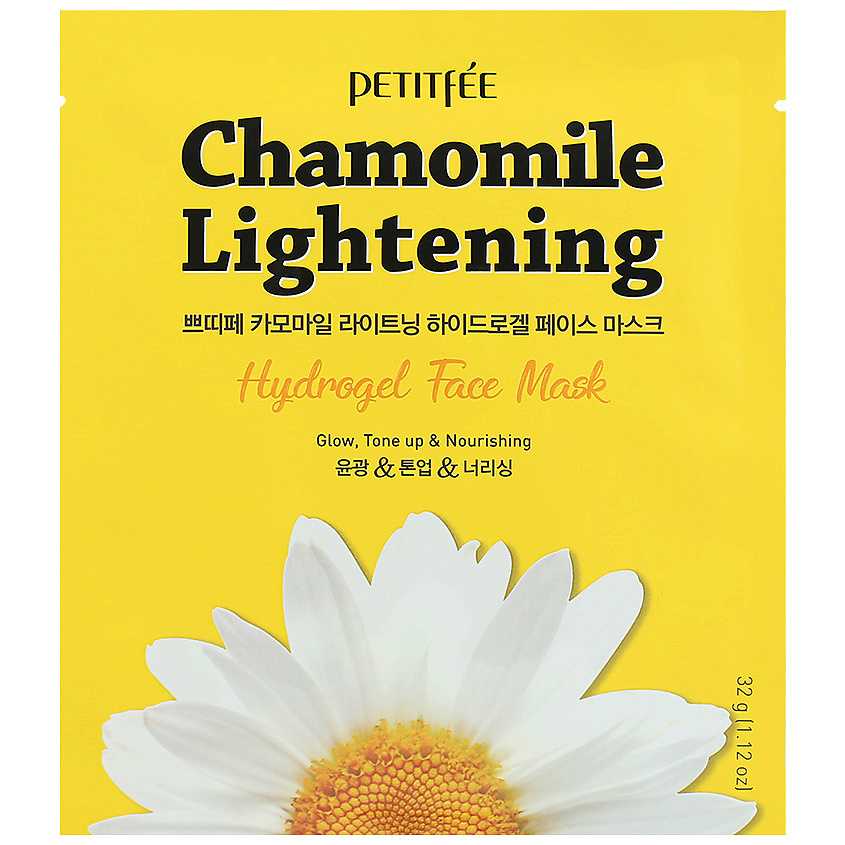 Изображение товара PETITFEE Маска для лица гидрогелевая выравнивающая тон кожи, 32 г