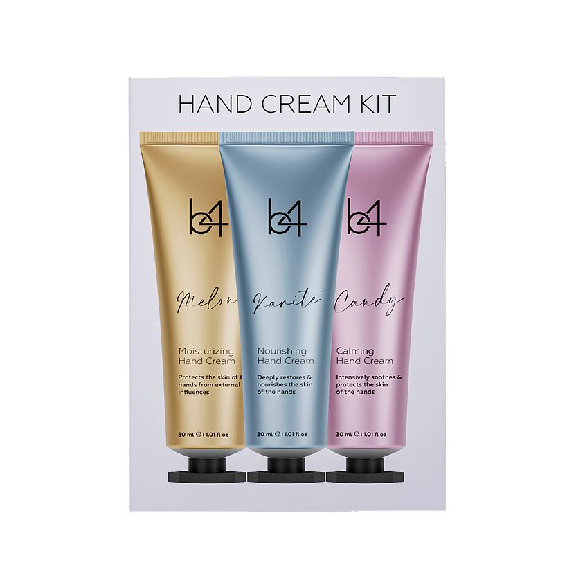 Изображение товара B4 Подарочный косметический набор увлажняющих кремов для рук HAND CREAM KIT, 30 мл