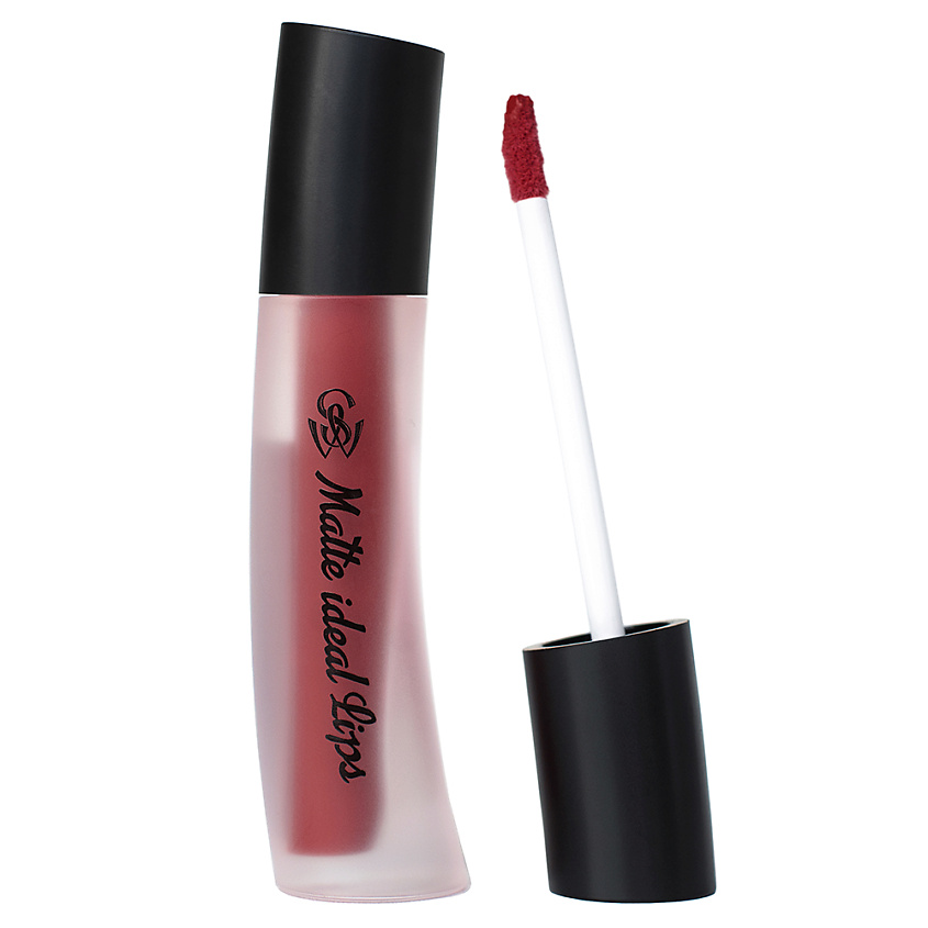 Изображение товара SHINEWELL Матовая жидкая помада для губ Matte Ideal Lips, 04 Темно-бордовый