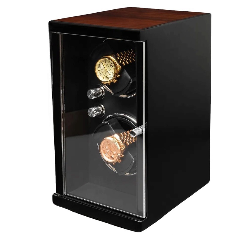 Изображение товара CLOX Шкатулка для автоподзавода 2 часов, W202WD, Черный