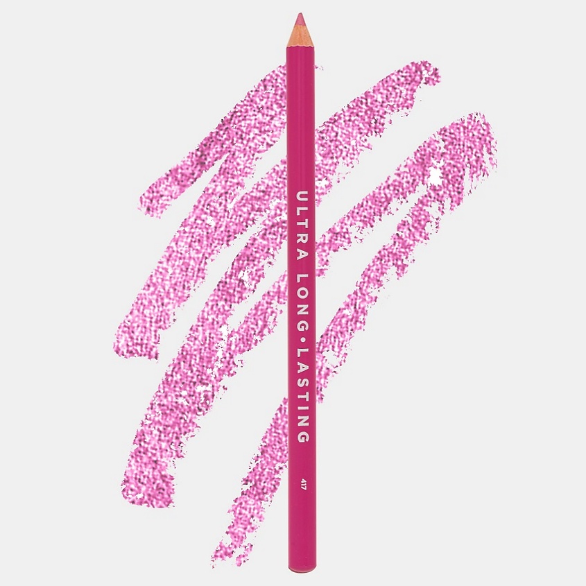 Изображение товара Карандаш для губ PARISA COSMETICS Lips № 417 Розовый перламутр водостойкий 1,5 г